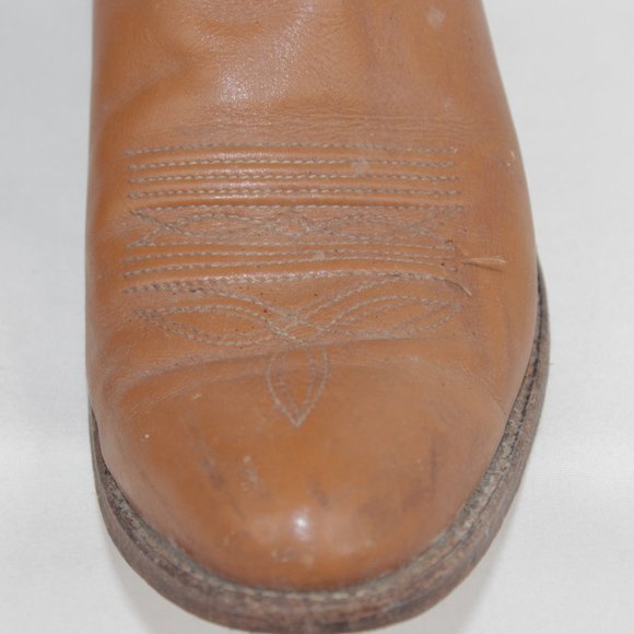 Vintage Dan Post Stitched Design Cowboy Western Boots Men\'s Size 8D 8 D main image 14